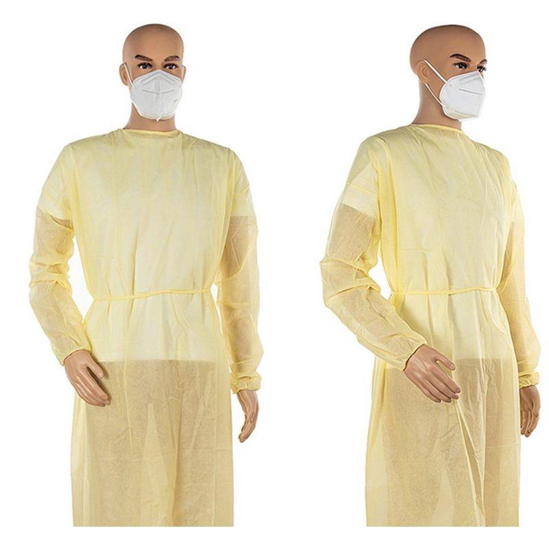 Халат хірургічний, стерильний MEDICARE, на зав'язках, спандбонд, 20 г/м2, довжина 130 см, розмір L